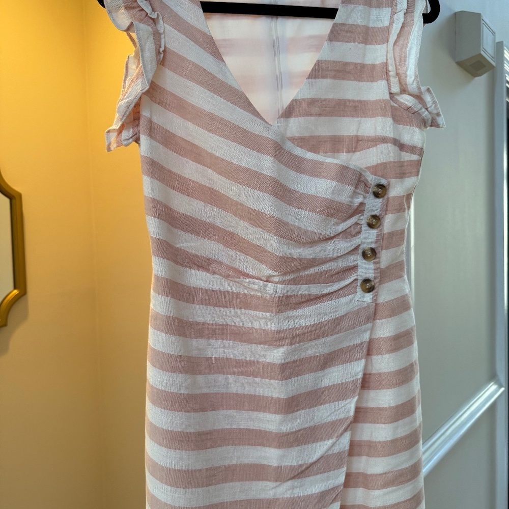 Pink stripe dress